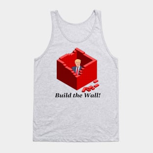 Build The Wall Trump Tank Top